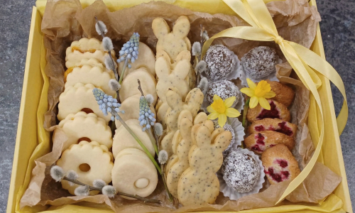 Húsvéti süteményes dobozka