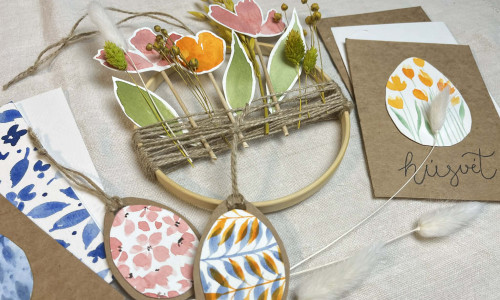 Húsvéti barkácsolás akvarell technikával