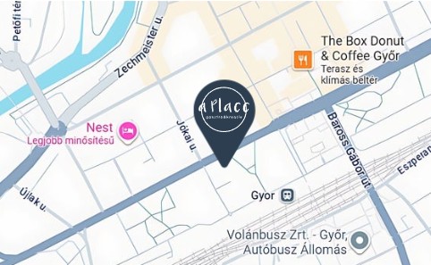 Placc Győr - Főzőiskola térkép